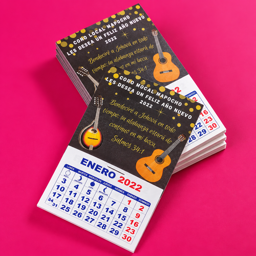 Imán Calendario Personalizado