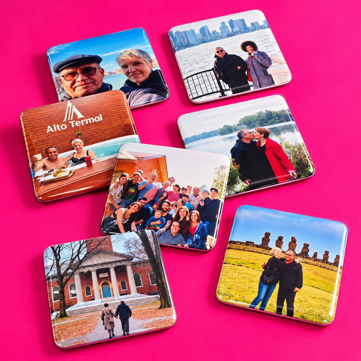 Pack de Imanes Cuadrados Personalizados